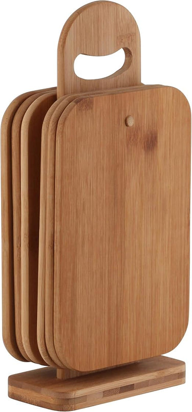 axentia Tablas de Cortar, Bambú, 22 x 14 x 0,8 cm